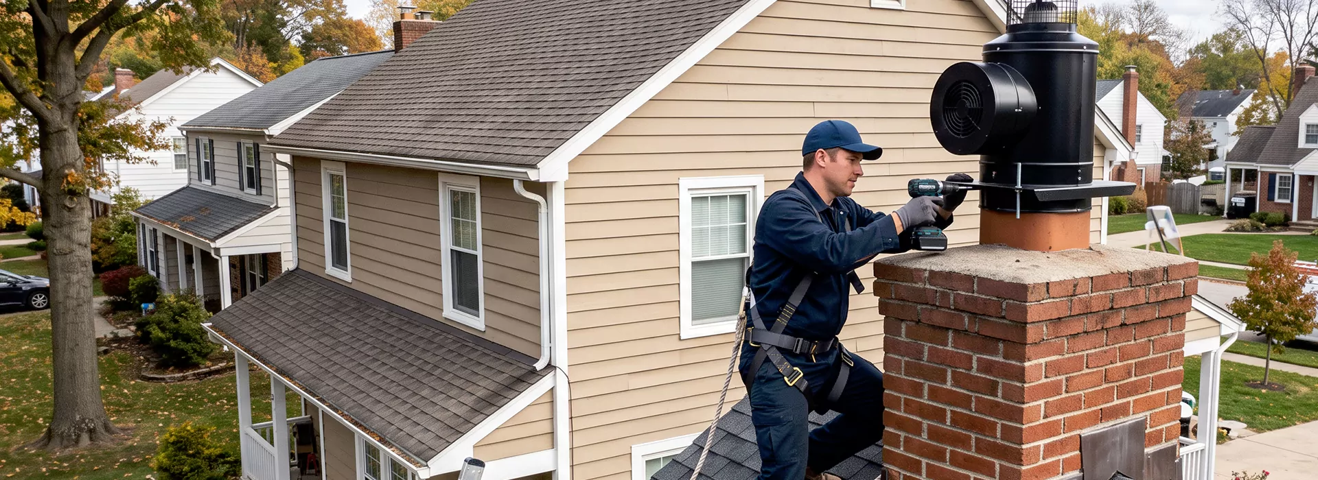 Chimney Fan Installation in North Brunswick, NJ