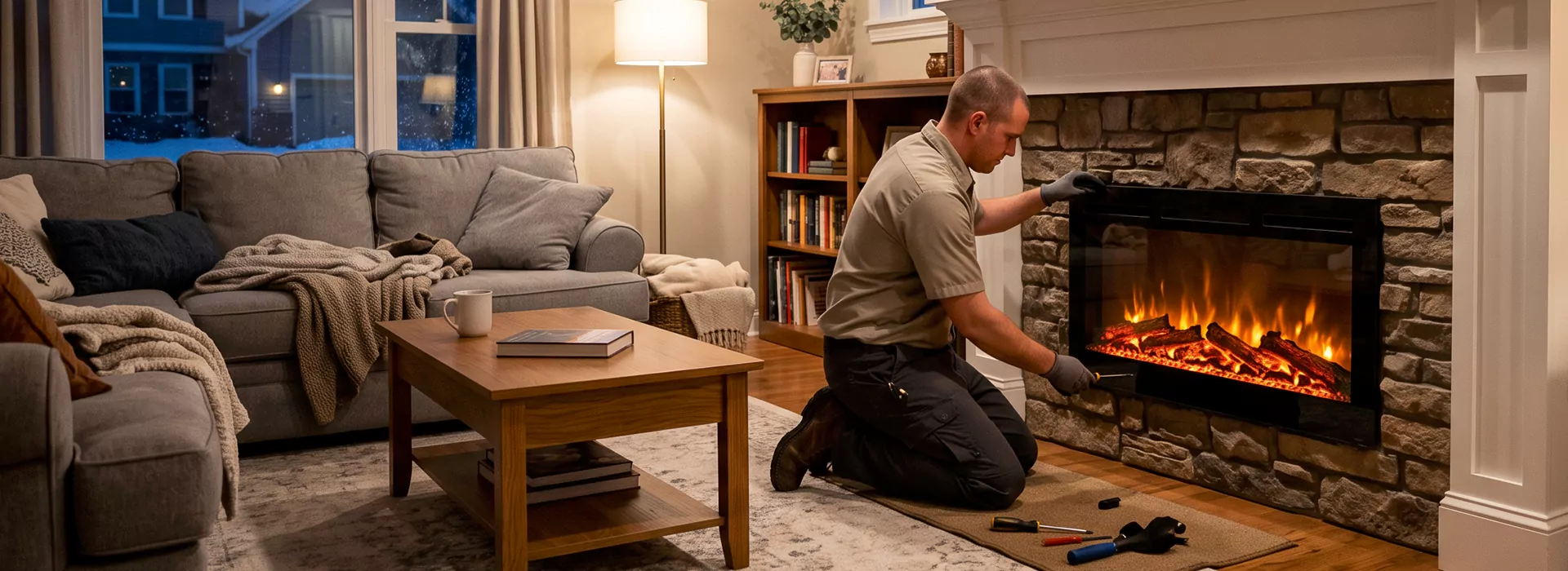 Electric Fireplace Installation North Brunswick in North Brunswick