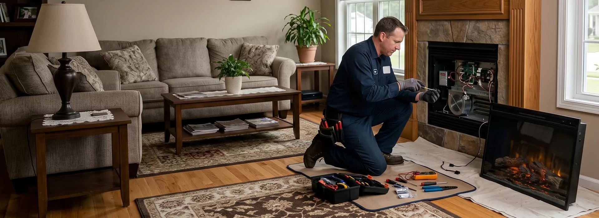 Electric Fireplace Repair in North Brunswick, NJ