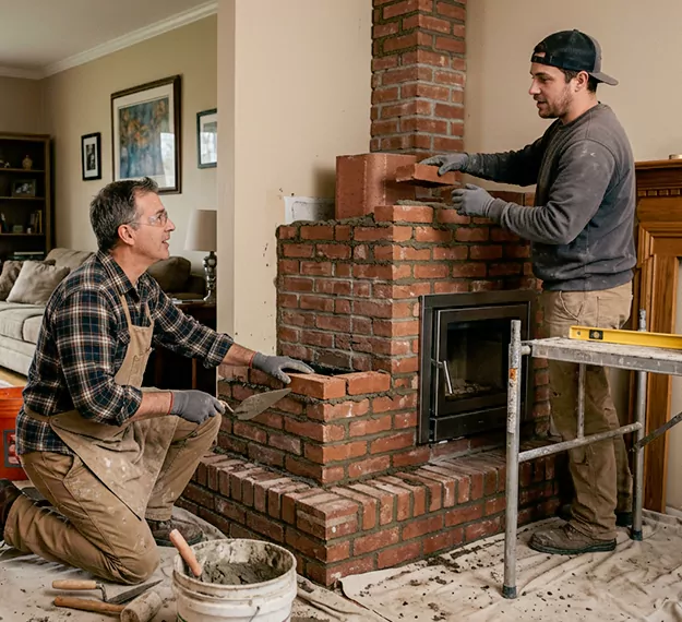 Certified Brick Fireplace Installation Company: Your Local Masonry Fireplace Contractors in North Brunswick, NJ