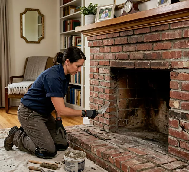Certified Brick Fireplace Repair Company: Your Local Fireplace Masonry Repair Team in North Brunswick, NJ