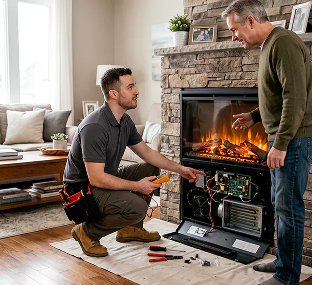 Why North Brunswick Homeowners Choose Our Electric Fireplace Repair Team?