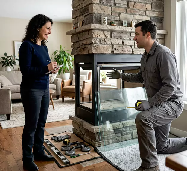 Certified Fireplace Glass Installation Company: Your Local Fireplace Glass Door Installer in North Brunswick, NJ