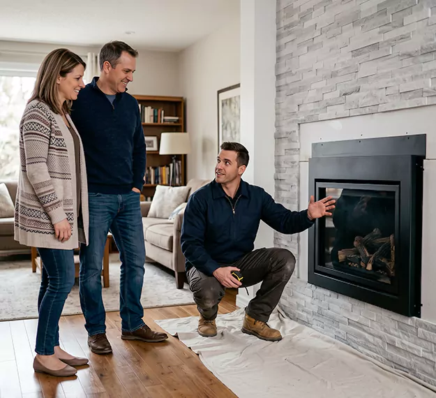 Why North Brunswick Homeowners Choose Our Fireplace Insert Installation Team?