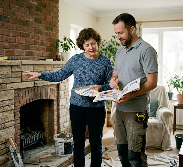 Why North Brunswick Homeowners Choose Our Fireplace Makeover Team?