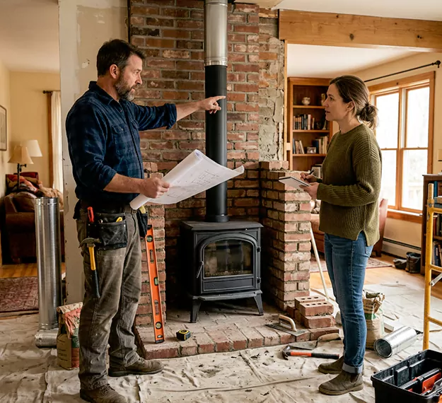 Why North Brunswick Homeowners Choose Our Wood Fireplace Installation Team?