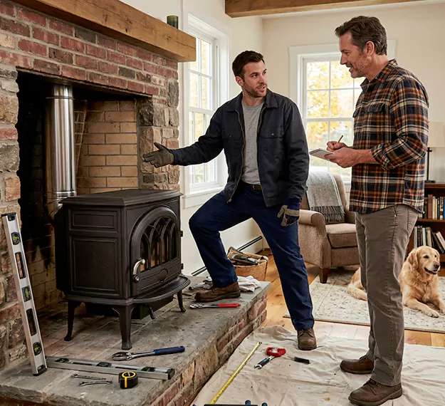 Why North Brunswick Homeowners Choose Our Wood Stove Installation Team?