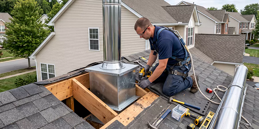 Chimney Support Box Installation North Brunswick