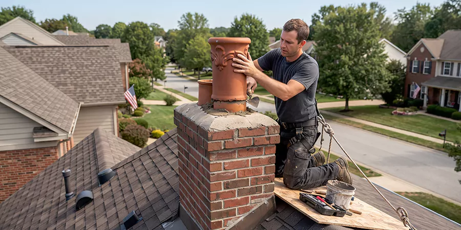 Decorative and Custom Chimney Pot Installation North Brunswick