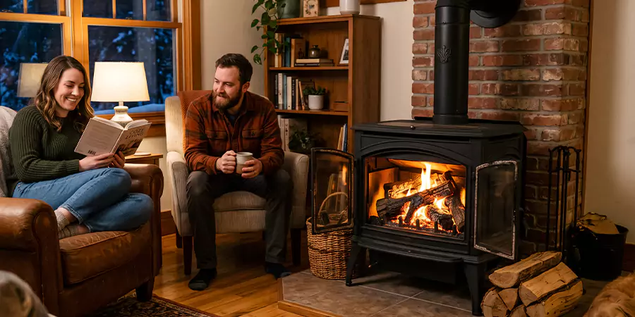 Faux and Fake Wood Burning Stove Logs North Brunswick