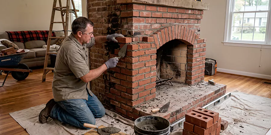 Rebuild Stone Fireplace North Brunswick