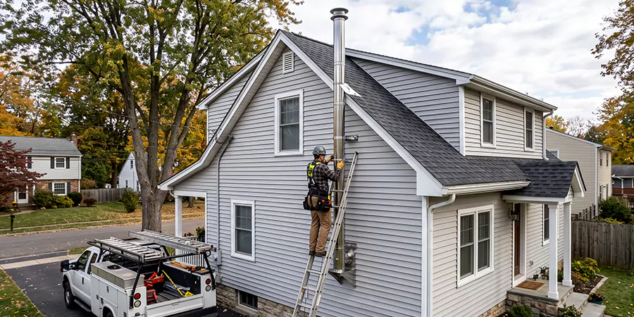 Wood Fireplace Chimney Liner Installation North Brunswick